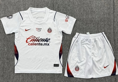 2627 Chivas away kids kit
